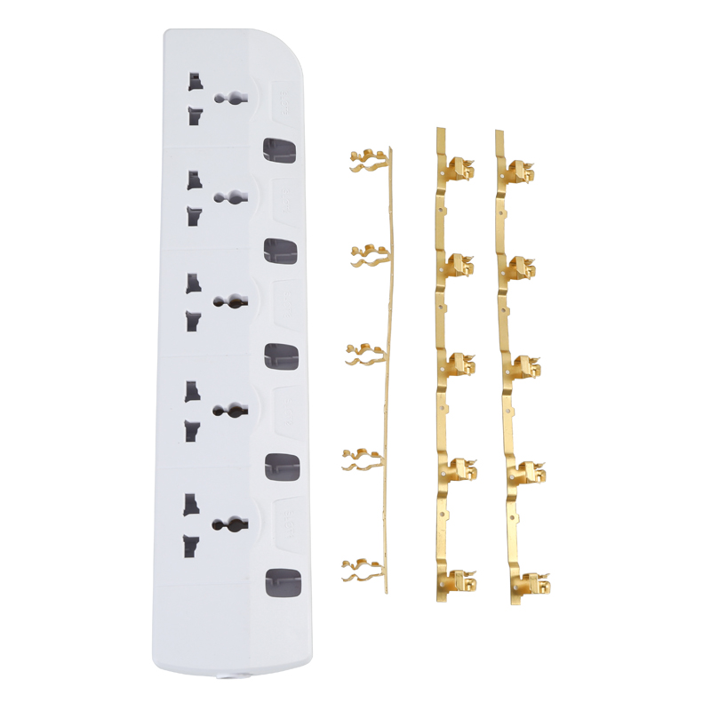 Factory customization of universal plug and socket accessories