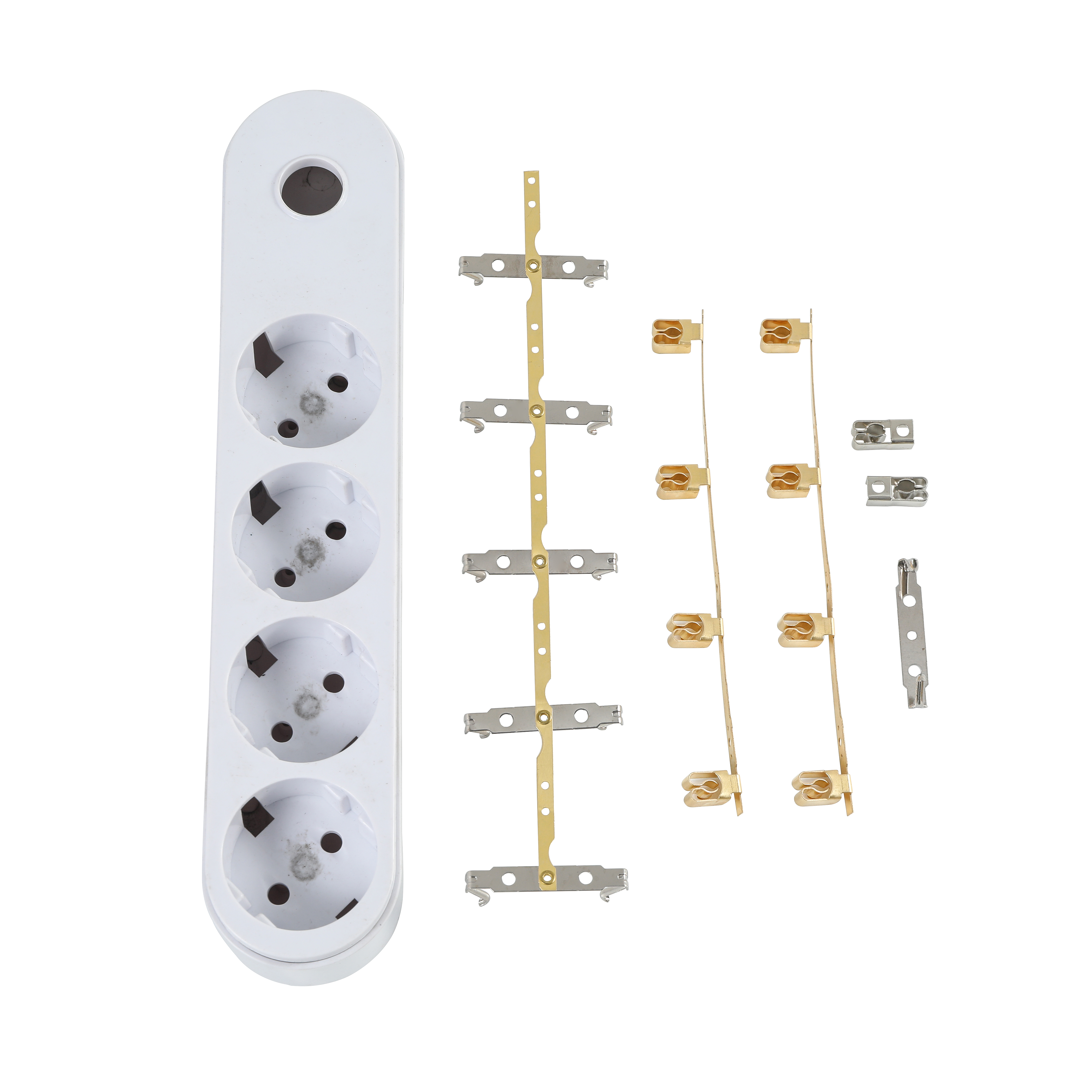 The Factory Customizes Various Accessories for European Standard Power Sockets