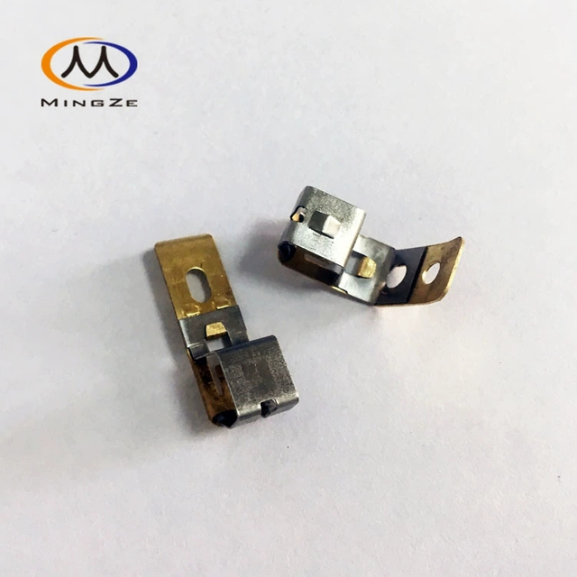 LED Lighting Accessories E27 Lamp Holder Hardware Contact Conductive Positive And Negative Pole Shrapnel Lamp Kit Stamping Parts