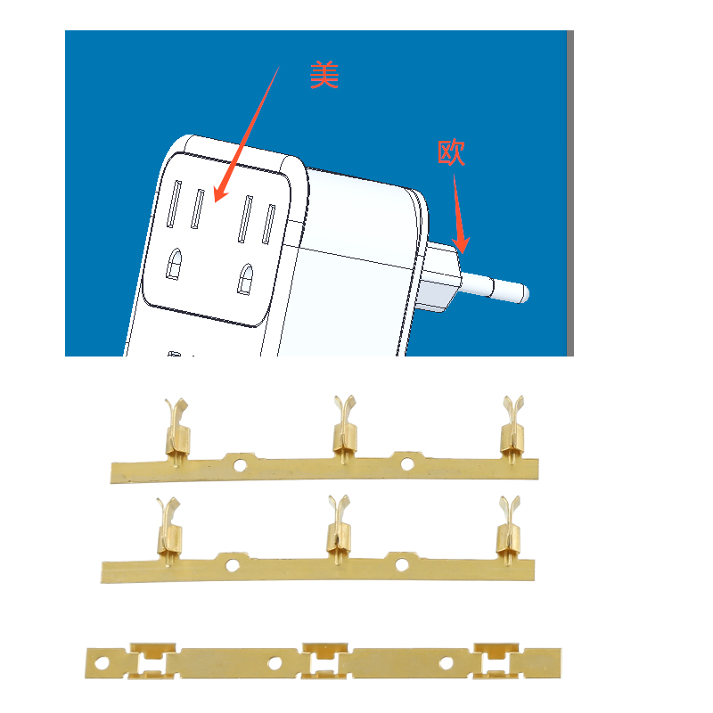 Supply American standard power strip accessories