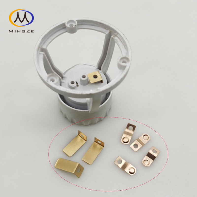 Lamp Holder Conductive Sheet, Lamp Accessories, Contact Copper Shrapnel, LED Lamp Holder, E27 Lamp Holder, Hardware Plug Spring Sheet